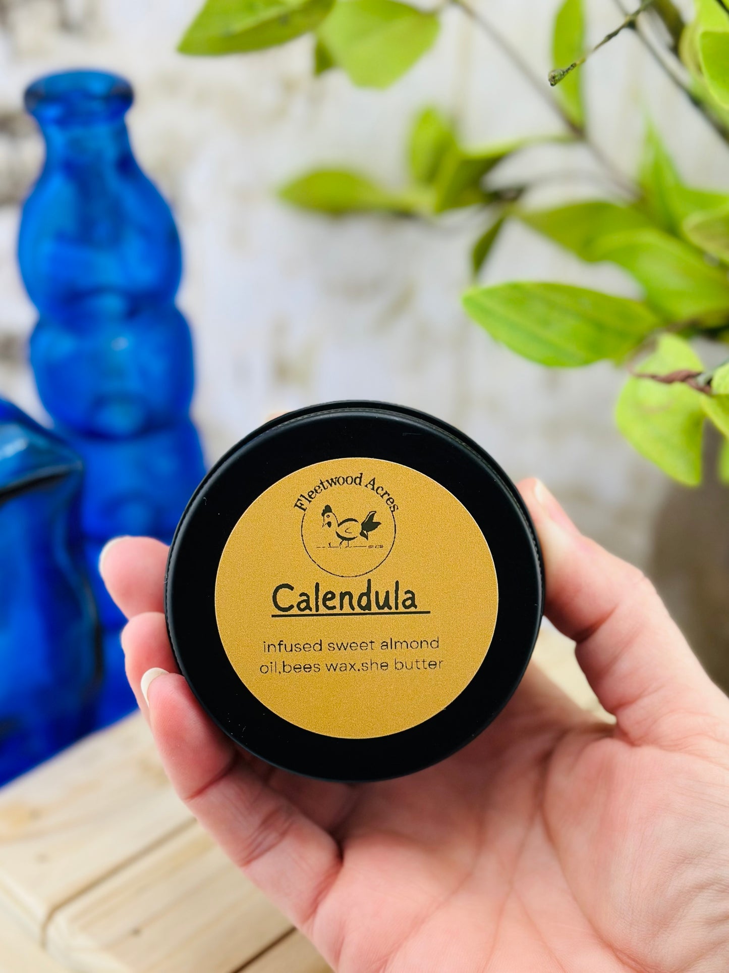 Handmade Herbal Salve 2oz Calendula