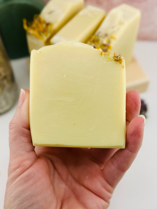 Calendula and Clover Herbal Soap