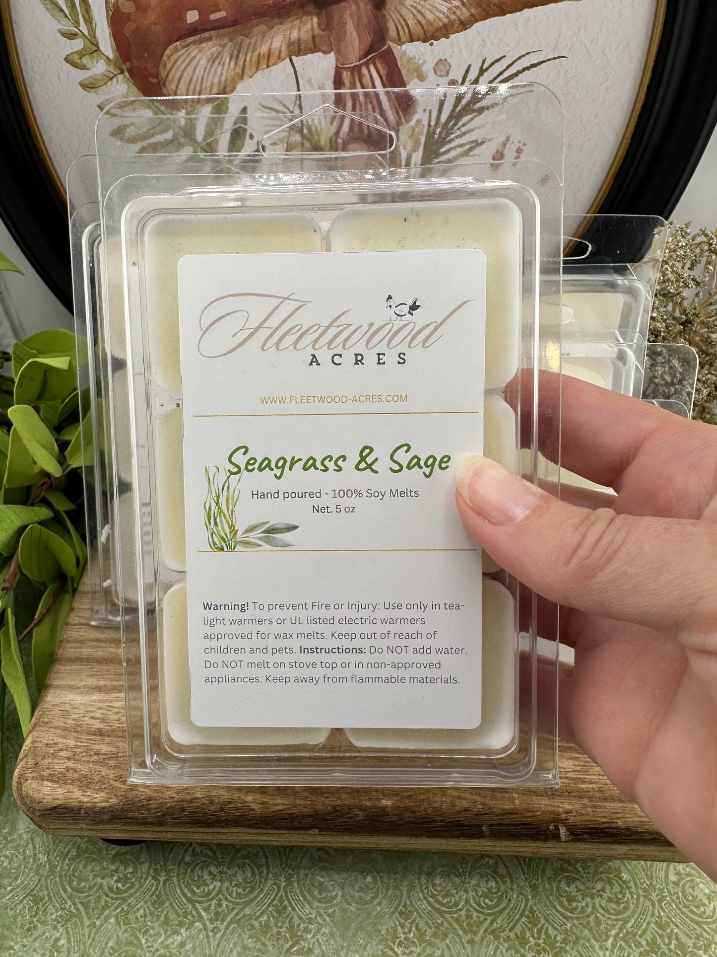 Seagrass & Sage Wax Melt