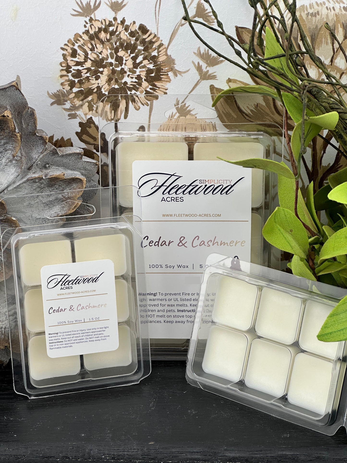Cedar & Cashmere Wax Melts