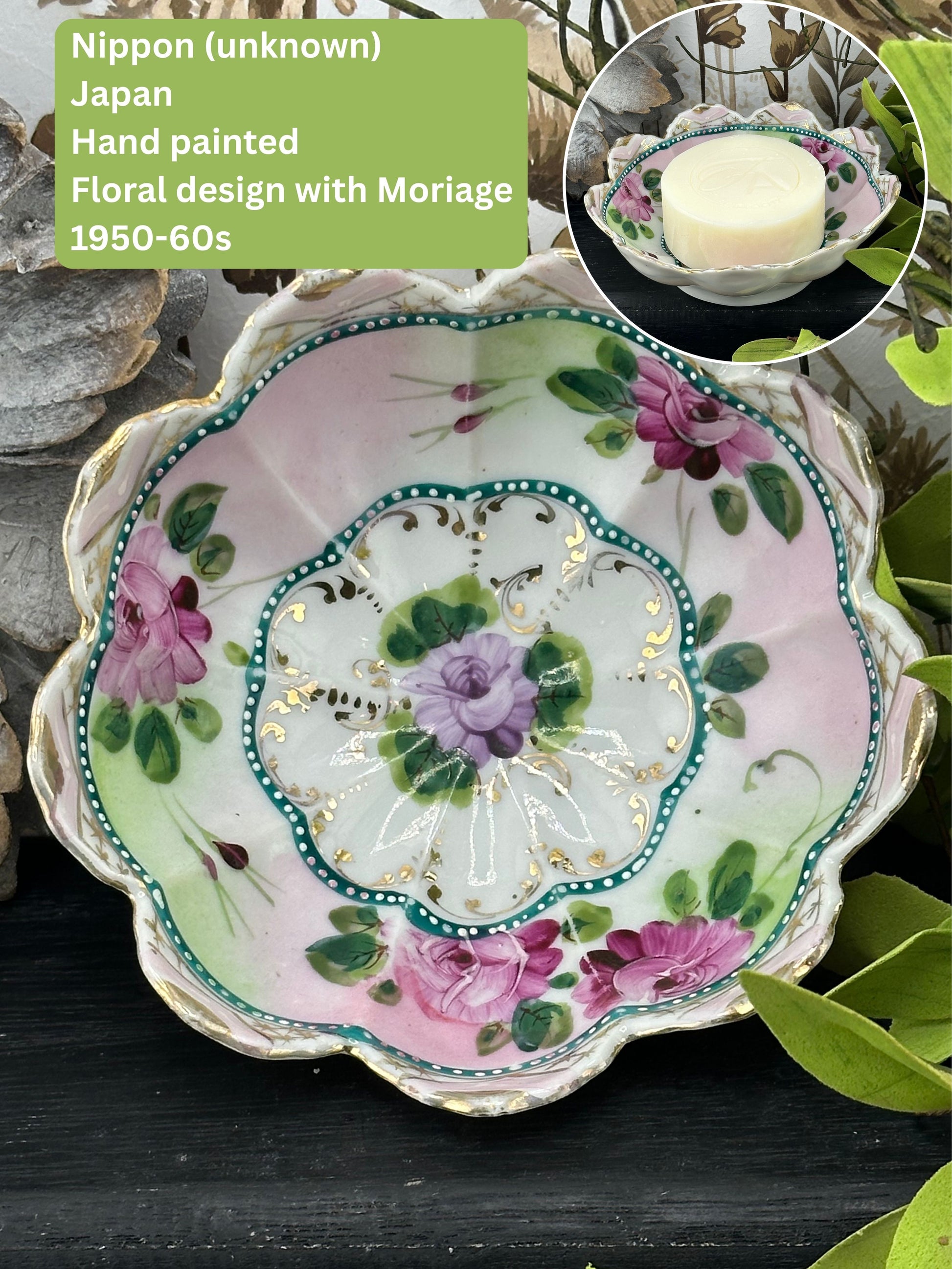 Floral design with Moriage