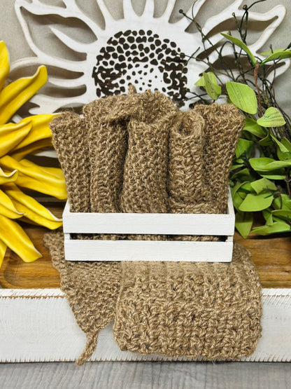 Hand-Knitted Jute Dishcloth | Pure & Plant-Based