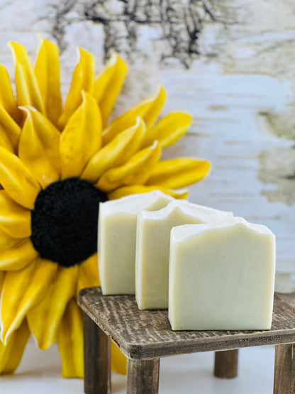 Handmade Bar Soap Minimalist no color no scent