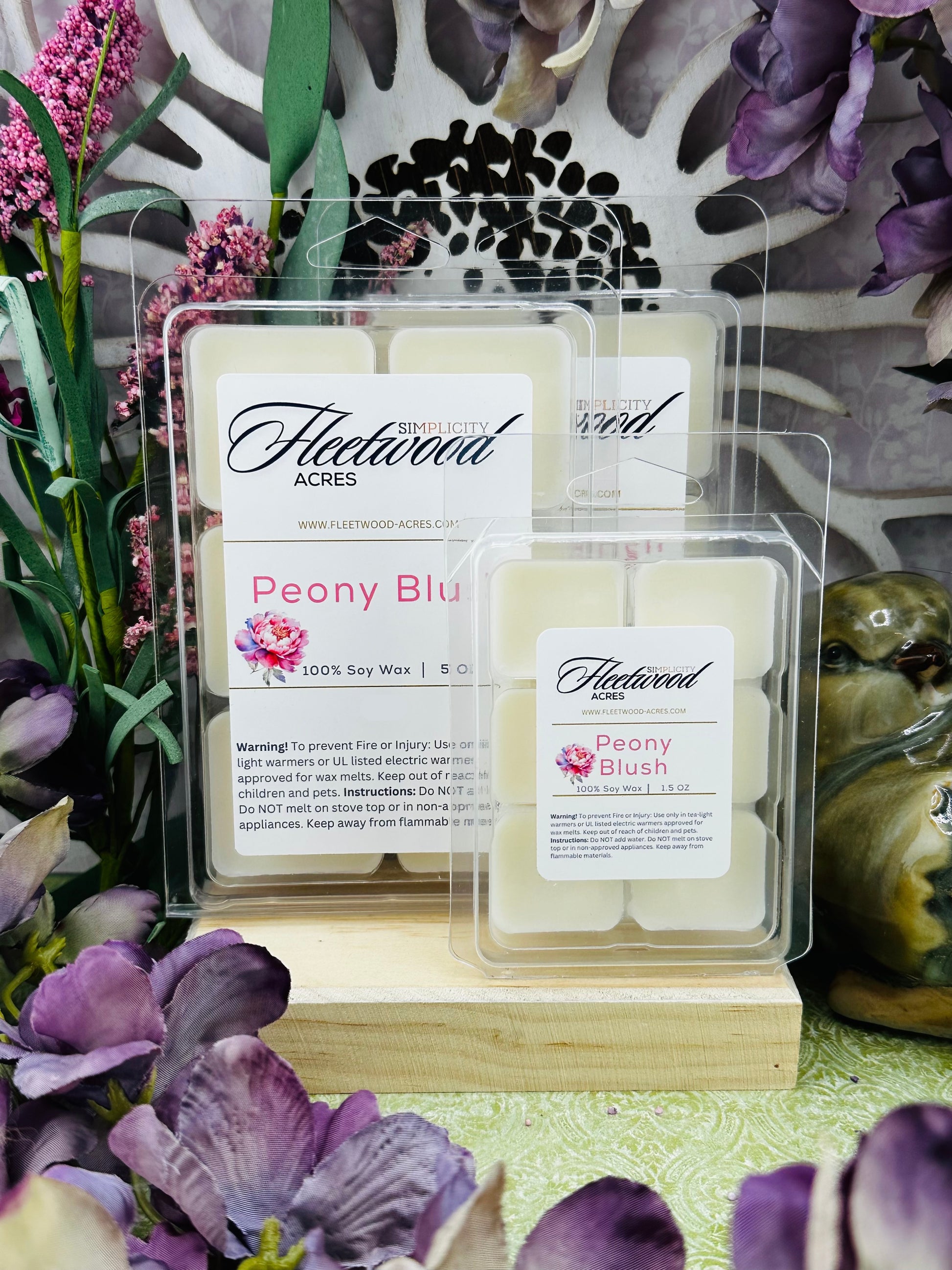 Peony wax melt