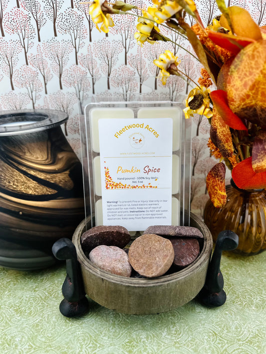 Handmade Soy Wax Melt Fall Pumpkin Spice