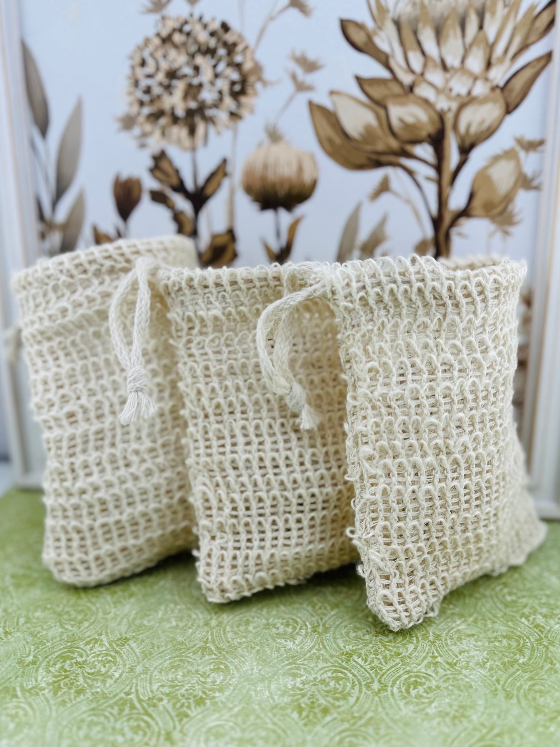 Handmade Soap Saver bag