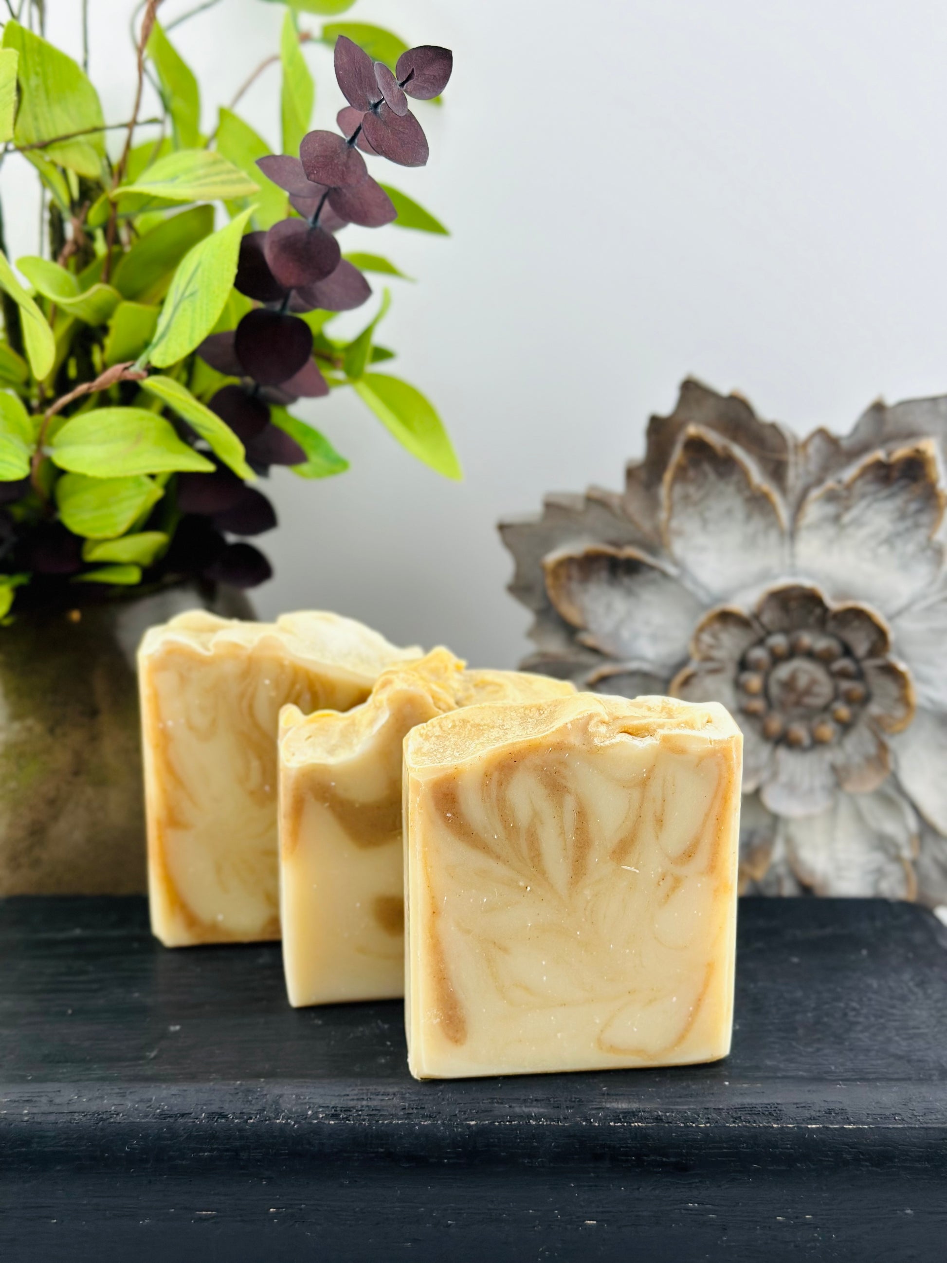 Handmade Bar Soap Patchouli and Wild Honeysuckle Soft Hippie