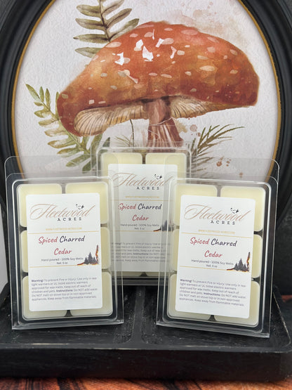 Spiced Charred Cedar Wax Melts